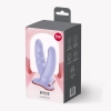 Dildo podwójne Ryde z przyssawką Fun Factory lawendowe