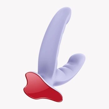 Dildo podwójne Ryde z przyssawką Fun Factory lawendowe