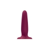 Dildo podwójne z przyssawką Fun Factory Ryde bordowe