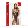Set body and neckband 11030 blue/black S