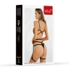 Set bra, thong and suspender harness 11031 black M