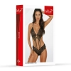 Set top and panties 11044 black 3XL