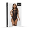 Bodystocking SoftLine 2040 transparentny czarny One Size