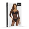 Erotyczny bodystocking siateczkowy SoftLine czarny One size