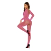 Bodystocking siateczkowy różowy SoftLine 2061 One size