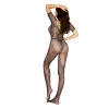 Bodystocking siateczkowy SoftLine 2069 czarny One size