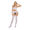 Bodystocking biały zmysłowy SoftLine 2074 One size
