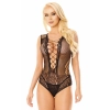 Zmysłowe body erotyczne Chiara SoftLine Collection czarne S/L