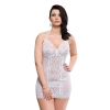 Koszulka nocna Tess Plus Size biała XL SoftLine Collection