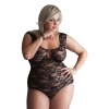 Body koronkowe Anna Plus Size SoftLine Collection czarny 3XL