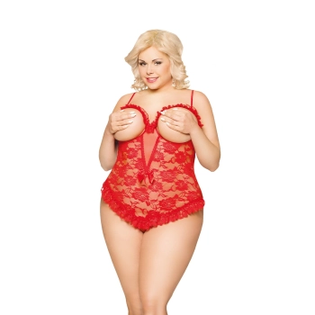 Bona - Plus Size - red 2XL