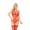 Body Lynn w kropeczki czerwone S/M SoftLine Collection