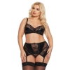 Komplet bielizny erotycznej Joana SoftLine czarny 3XL