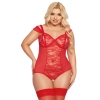 Body erotyczne Dora SoftLine Collection czerwone 2XL