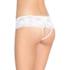 Koronkowe szorty erotyczne SoftLine Collection białe S/M