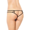 Stringi erotyczne SoftLine 2448 czarne S/L