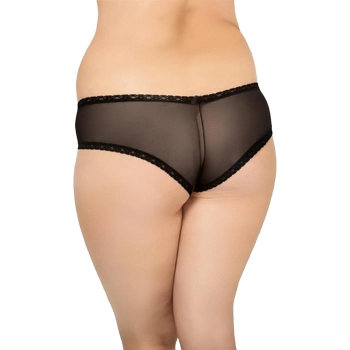 Stringi Plus Size 2469 SoftLine czarny XL