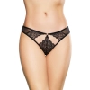 Koronkowe stringi SoftLine Collection czarne M/L