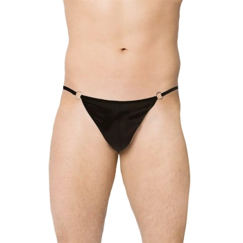 Stringi prowokacyjne SoftLine 4420 czarne S/L