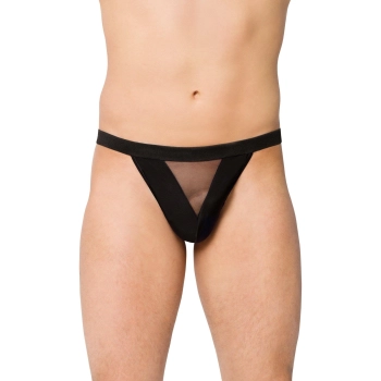 Stringi prowokacyjne SoftLine 4426 czarne S/L