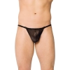 Stringi prowokacyjne SoftLine 4434 czarne S/L