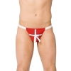 Zmysłowe stringi męskie SoftLine 4439 czerwone S/L