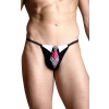 Męskie stringi z motywem SoftLine Collection 4491 czarny S/L