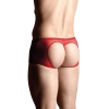 Bokserki męskie z wycięciem SoftLine 4493 czerwone XL