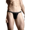 Stringi męskie tęczowe SoftLine 4496 czarne M/L