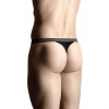 Stringi męskie tęczowe SoftLine 4496 czarne M/L