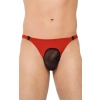 Stringi siateczkowe prowokacyjne SoftLine 4502 czerwone XL