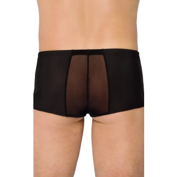 Seksowne szorty z siateczką SoftLine 4505 czarne M/L