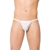 Siateczkowe stringi SoftLine 4506 białe S/L