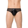 Stringi męskie wycięte SoftLine 4517 czarne XL