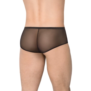 Slipy męskie siateczkowe z wycięciami SoftLine 4520 czarne XL