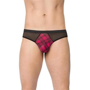 Stringi męskie SoftLine Collection różowe XL