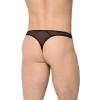 Stringi męskie super wycięte SoftLine 4525 czarne XL