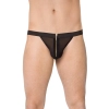 Stringi męskie wycięte SoftLine 4526 czarne One Size