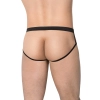 Stringi męskie super wycięte SoftLine 4530 czarne OneSize