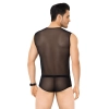 Siatkowa koszulka i szorty SoftLine 4605 czarne M/L