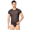 Siateczkowa koszulka i szorty SoftLine 4607 czarne XL