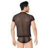 Siateczkowa koszulka i szorty SoftLine 4607 czarne XL