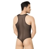 Siateczkowe body SoftLine 4609 czarne XL