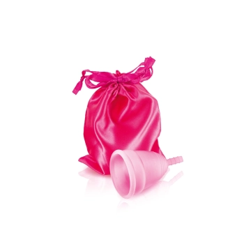Kubeczek menstruacyjny Yoba silikonowy różowy S
