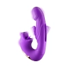 Wibrator króliczek Yoba Kissy 3w1 fioletowy USB 17,6 cm