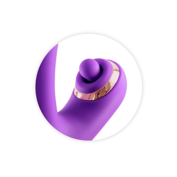 Joyfully 3-in-1 Rabbit Vibrator with Tapotem purple