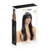 Peruka długa Brenda Brun czarna z grzywką World Wigs