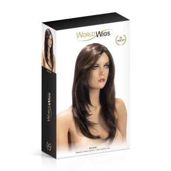 Peruka Olivia długa World Wigs brązowa
