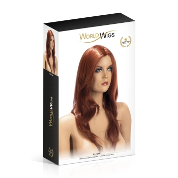 Peruka długa Olivia ruda World Wigs