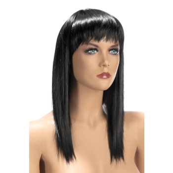 Peruka Allison długa brązowa World Wigs z grzywką
